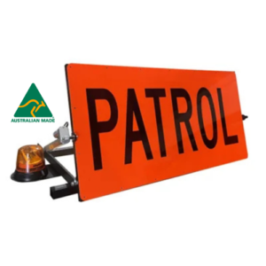 PATROL SIGN - ELECTRIC ACTUATOR