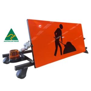 REFLECTIVE SYMBOLIC WORKMAN SIGN - ELECTRIC