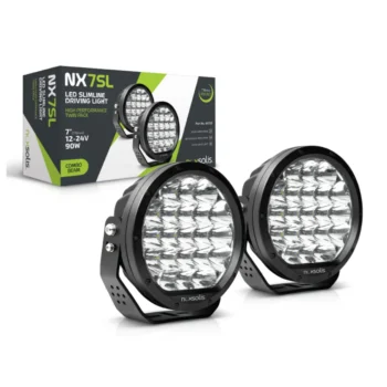 NOXSOLIS NX720 – 7″ SLIMLINE LED DRIVING LIGHT COMBO BEAM (TWIN PACK)