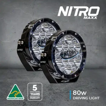 ULTRA VISION NITRO 80 MAXX 7″ LED DRIVING LIGHT (PAIR)