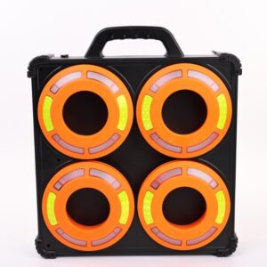 RECHARGEABLE LED TRAFFIC CONE LIGHTS – SEQUENTIAL 360° SAFETY BEACONS 8-PACK