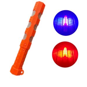 HEAVY DUTY RECHARGEABLE LED TRAFFIC BATON - 8 MODE MAGNETIC