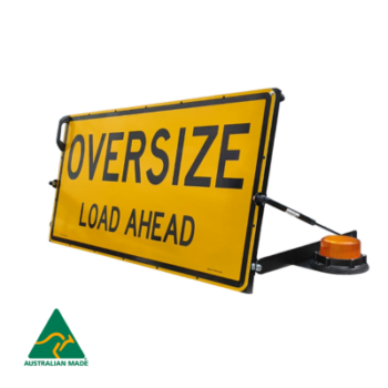 GAS STRUT OVERSIZE SIGN WITH HEAVY DUTY BEACONS