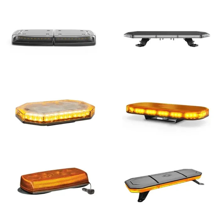 Mini lightbar mount Australia showing mounting positions on a commercial work vehicle